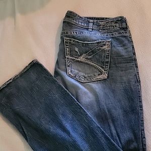 Women's Silver Suki Straight leg distressed jeans Sz 20